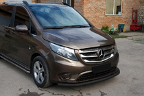 Mercedes Vito/V-class W447 2014– Keulasuoja ST008 Black (ruostumaton teräs) kuva 3