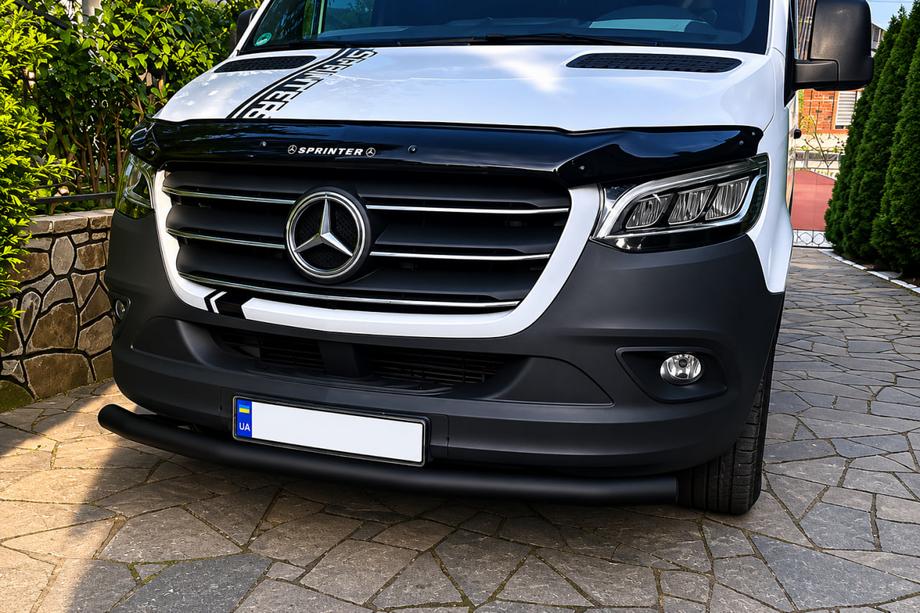 Mercedes Sprinter W907/W910 2018– Keulasuoja ST008 Black (ruostumaton teräs) Image