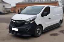 Opel Vivaro 2015–2019 Etusuojakaari ST008 Black (ruostumaton teräs) kuva 2