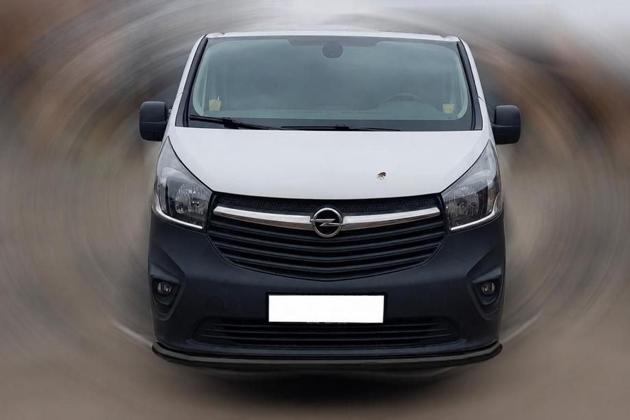 Renault Trafic 2015– Etusuojakaari ST008 Black (ruostumaton teräs) Image