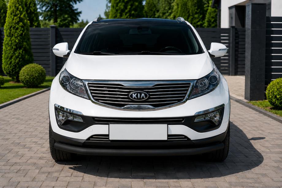 Kia Sportage 2010–2015 Etusuojakaari ST008 Black (ruostumaton teräs) Kuva 1