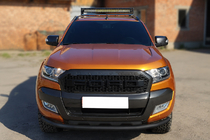 Ford Ranger 2011–2022 Etusuojakaari ST008 Black (ruostumaton teräs) kuva 1