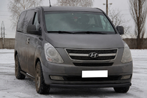 Hyundai H300, H1, Starex 2008–2020 Etusuojakaari ST008 Black (ruostumaton teräs) kuva 2