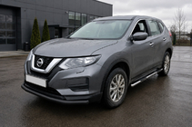 Nissan X-trail T32/Rogue 2014–2021 Etusuojakaari ST008 Black (ruostumaton teräs) kuva 1