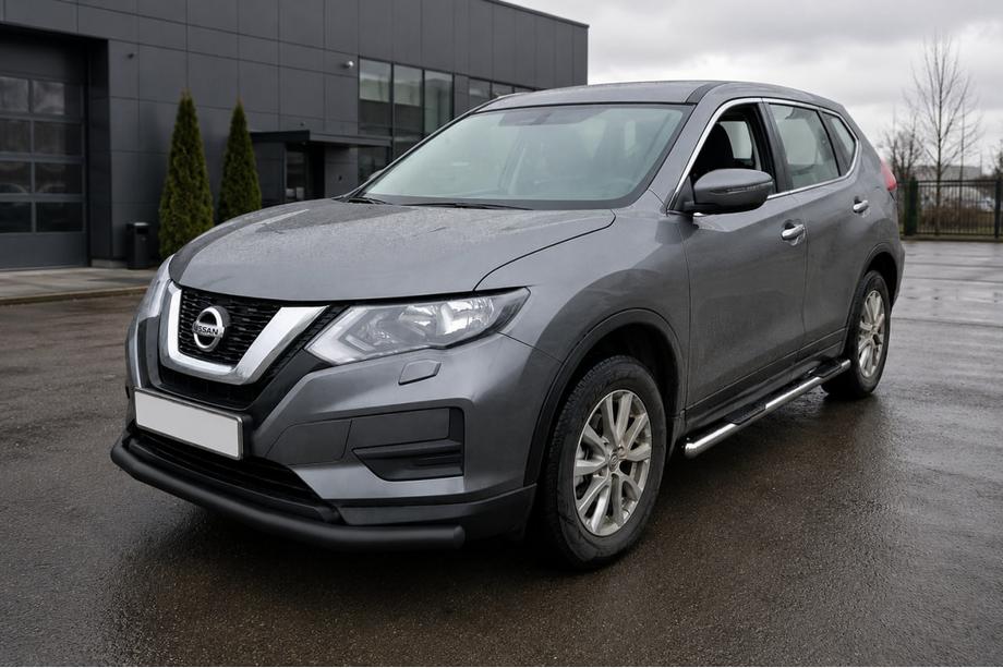 Nissan X-trail T32/Rogue 2014–2021 Etusuojakaari ST008 Black (ruostumaton teräs) Image