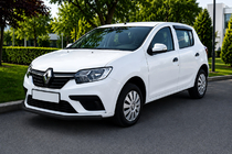 Renault Sandero 2013–2022 Etusuojakaari ST008 Black (ruostumaton teräs) kuva 1