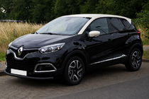 Renault Captur 2013–2019 Etusuojakaari ST008 Black (ruostumaton teräs) kuva 1