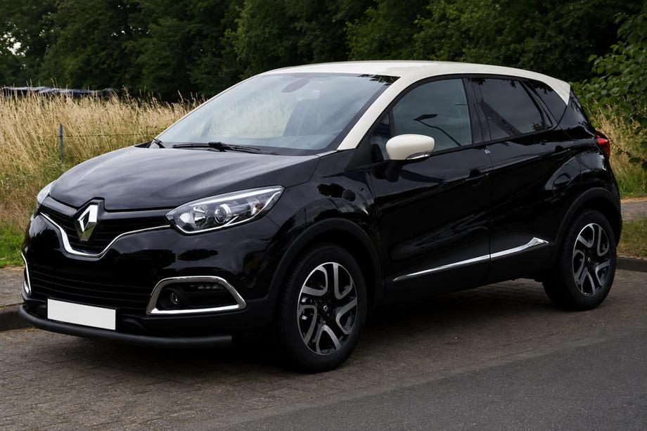 Renault Captur 2013–2019 Etusuojakaari ST008 Black (ruostumaton teräs) Image