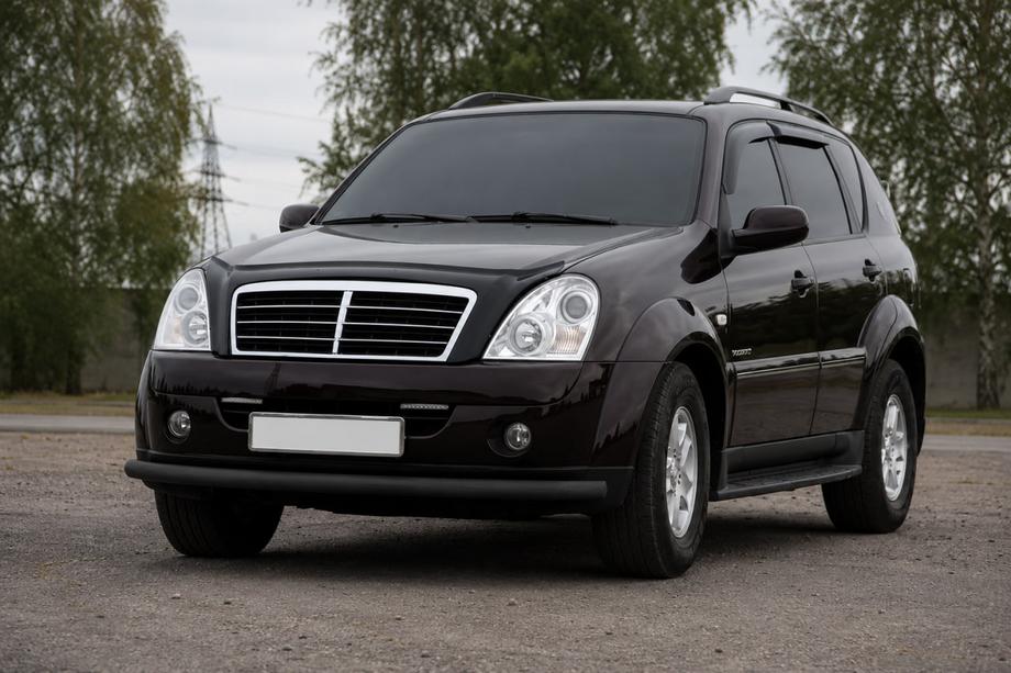 SsangYong Rexton I 2001–2017 Etusuojakaari ST008 Black (ruostumaton teräs) Image