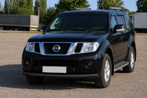 Nissan Pathfinder R51 2005–2014 Etusuoja ST008-1 Black (ruostumaton teräs) kuva 1
