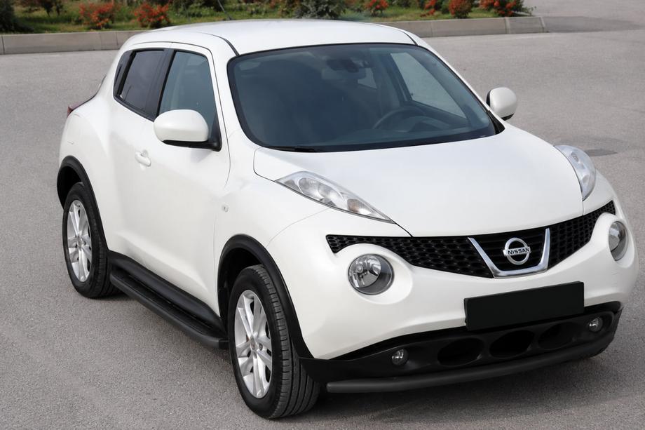 Nissan Juke 2010–2019 Etusuojakaari ST008-2 Black (ruostumaton teräs) Image