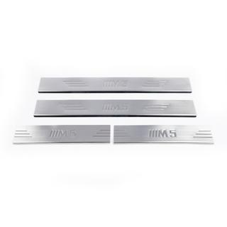 Kromiset kynnyslistat (4 kpl, Carmos V1) BMW 5-sarja E34 1988–1995 kuva 2