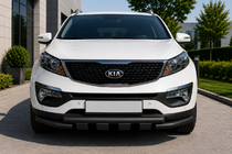 Kia Sorento II XM 2009–2014 Etusuojakaari ST009-15 Black (2013-2015, ruostumaton teräs) kuva 1
