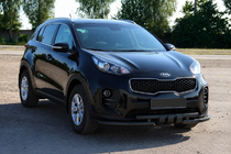 Kia Sportage 2015–2021 Etusuoja ST009-15 Black (ruostumaton teräs) kuva 2