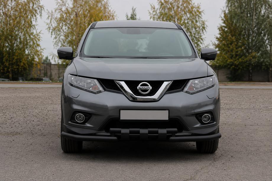 Nissan X-trail T32/Rogue 2014–2021 Etusuoja ST009-15 Black (ruostumaton teräs) Image