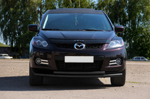 Mazda CX-7 2006–2012 Etupuskurisuoja ST014 Black (ruostumaton teräs) kuva 2