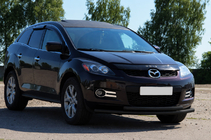 Mazda CX-7 2006–2012 Etupuskurisuoja ST014 Black (ruostumaton teräs) kuva 3