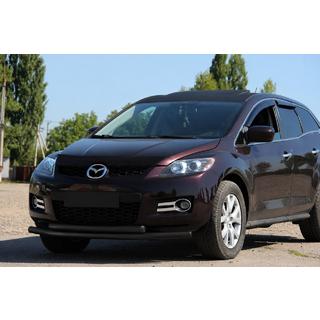Etupuskurisuoja ST014 Black (ruostumaton teräs) Mazda CX-7 2006–2012 kuva 1