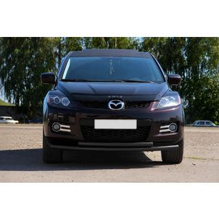 Etupuskurisuoja ST014 Black (ruostumaton teräs) Mazda CX-7 2006–2012 kuva 2
