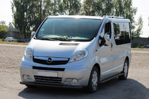 Renault Trafic 2001–2015 Etupuskurisuoja ST014 Black (ruostumaton teräs) kuva 1