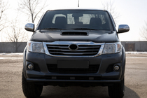 Toyota Hilux 2006–2015 Etupuskurisuoja ST014 Black (ruostumaton teräs) kuva 1