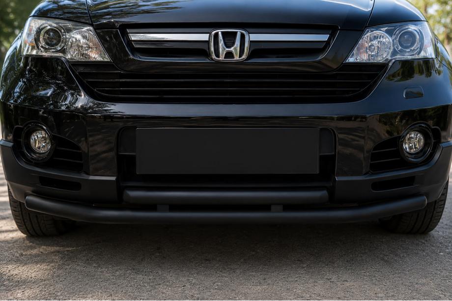 Honda CRV 2007–2011 Etupuskurisuoja ST014 Black (ruostumaton teräs) Image