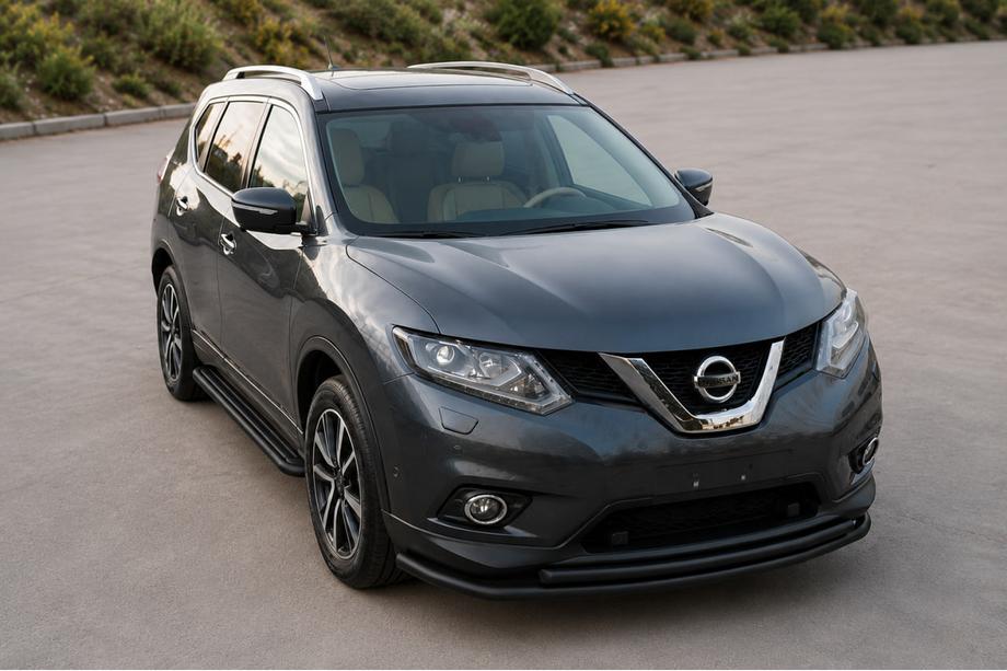 Nissan X-trail T32/Rogue 2014–2021 Etusuojakaari ST014 Black (ruostumaton teräs) Image
