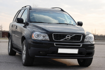 Volvo XC90 2002–2014 Etusuojakaari ST014 Black (ruostumaton teräs) kuva 3