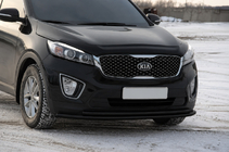 Kia Sorento III UM 2014–2020 Etusuojakaari ST014 60/42mm Black (ruostumaton teräs) kuva 1