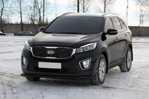 Kia Sorento III UM 2014–2020 Etusuojakaari ST014 60/42mm Black (ruostumaton teräs) kuva 2