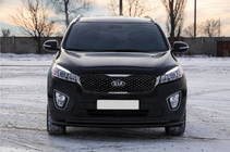 Kia Sorento III UM 2014–2020 Etusuojakaari ST014 60/42mm Black (ruostumaton teräs) kuva 3