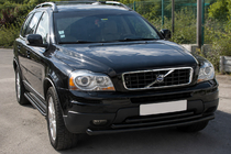 Volvo XC90 2002–2014 Etusuoja ST014-2 Black (ruostumaton teräs) kuva 3