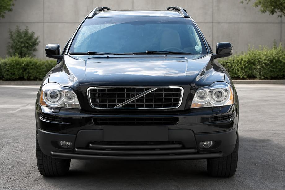 Volvo XC90 2002–2014 Etusuoja ST014-2 Black (ruostumaton teräs) Image
