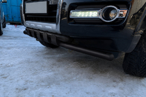 Mitsubishi Pajero Wagon IV 2006–2021 Etusuoja ST015 Black (ruostumaton teräs) kuva 3