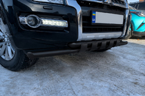 Mitsubishi Pajero Wagon IV 2006–2021 Etusuoja ST015 Black (ruostumaton teräs) kuva 4