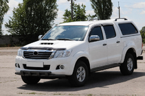 Toyota Hilux 2006–2015 Etusuoja ST015 Black (ruostumaton teräs) kuva 2