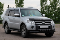 Mitsubishi Pajero Wagon III 1999–2006 Etusuoja ST015 Black (ruostumaton teräs) kuva 3