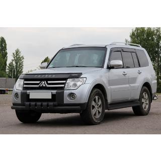 Etusuoja ST015 Black (ruostumaton teräs) Mitsubishi Pajero Wagon III 1999–2006 kuva 1