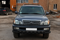 Lexus LX470 1998–2007 Etusuoja ST015 Black (ruostumaton teräs) kuva 1