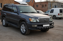 Lexus LX470 1998–2007 Etusuoja ST015 Black (ruostumaton teräs) kuva 2