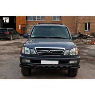 Etusuoja ST015 Black (ruostumaton teräs) Lexus LX470 1998–2007 kuva 1