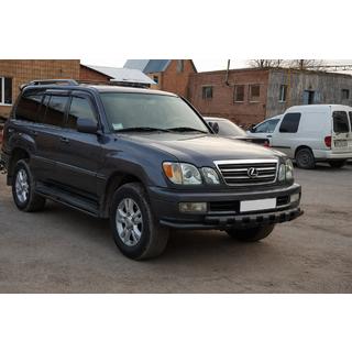Etusuoja ST015 Black (ruostumaton teräs) Lexus LX470 1998–2007 kuva 2