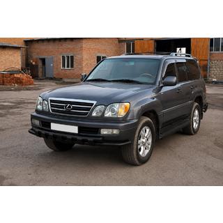 Etusuoja ST015 Black (ruostumaton teräs) Lexus LX470 1998–2007 kuva 3