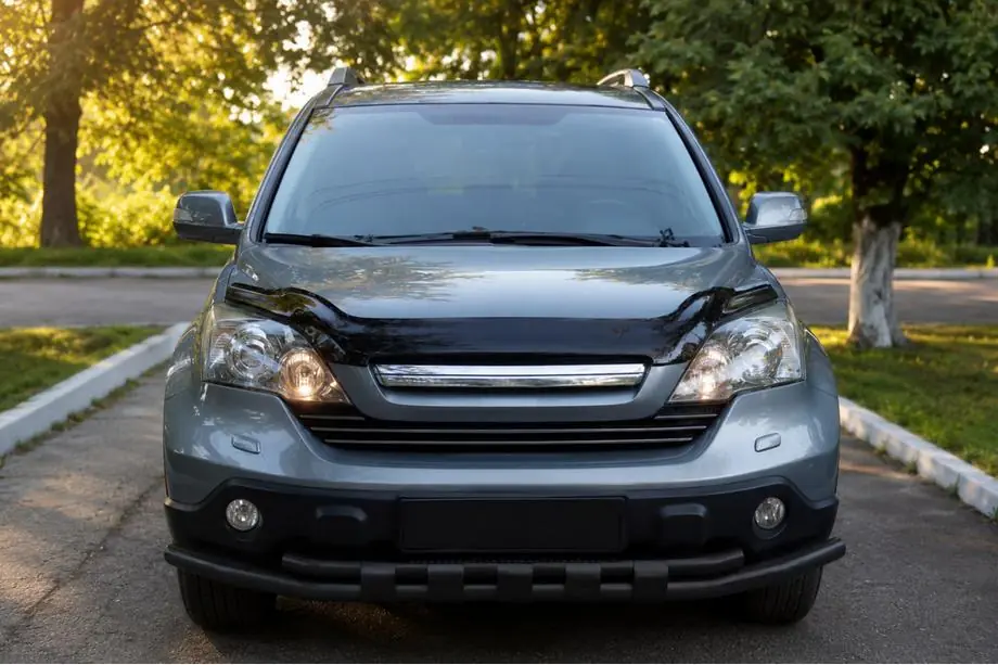 Honda CRV 2007–2011 Etusuoja ST015 Black (ruostumaton teräs) Image
