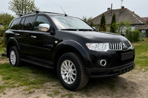 Mitsubishi Pajero Sport 2008–2015 Etusuoja ST015 Black (ruostumaton teräs) kuva 2