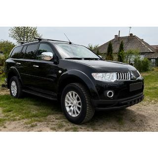 Etusuoja ST015 Black (ruostumaton teräs) Mitsubishi Pajero Sport 2008–2015 kuva 2