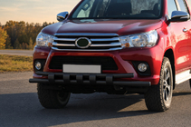 Toyota Hilux 2015– Etusuojakaari ST015 Black (ruostumaton teräs) kuva 2