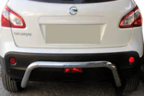 Nissan Qashqai 2007–2010 Takakaari AK007 (ruostumaton teräs) kuva 1
