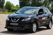 Nissan Qashqai 2014–2021 Etusuojakaari ST015 Black (ruostumaton teräs) kuva 2