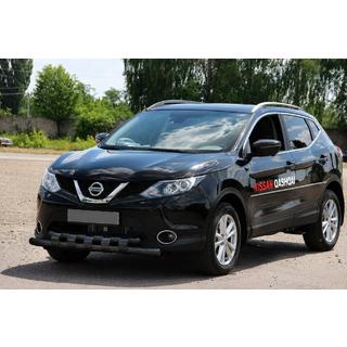 Etusuojakaari ST015 Black (ruostumaton teräs) Nissan Qashqai 2014–2021 kuva 2